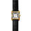 サムネイル： LAPHONT GEM WATCH LARGE GOLD CASE MOP BLACK NUMBER DIAL
