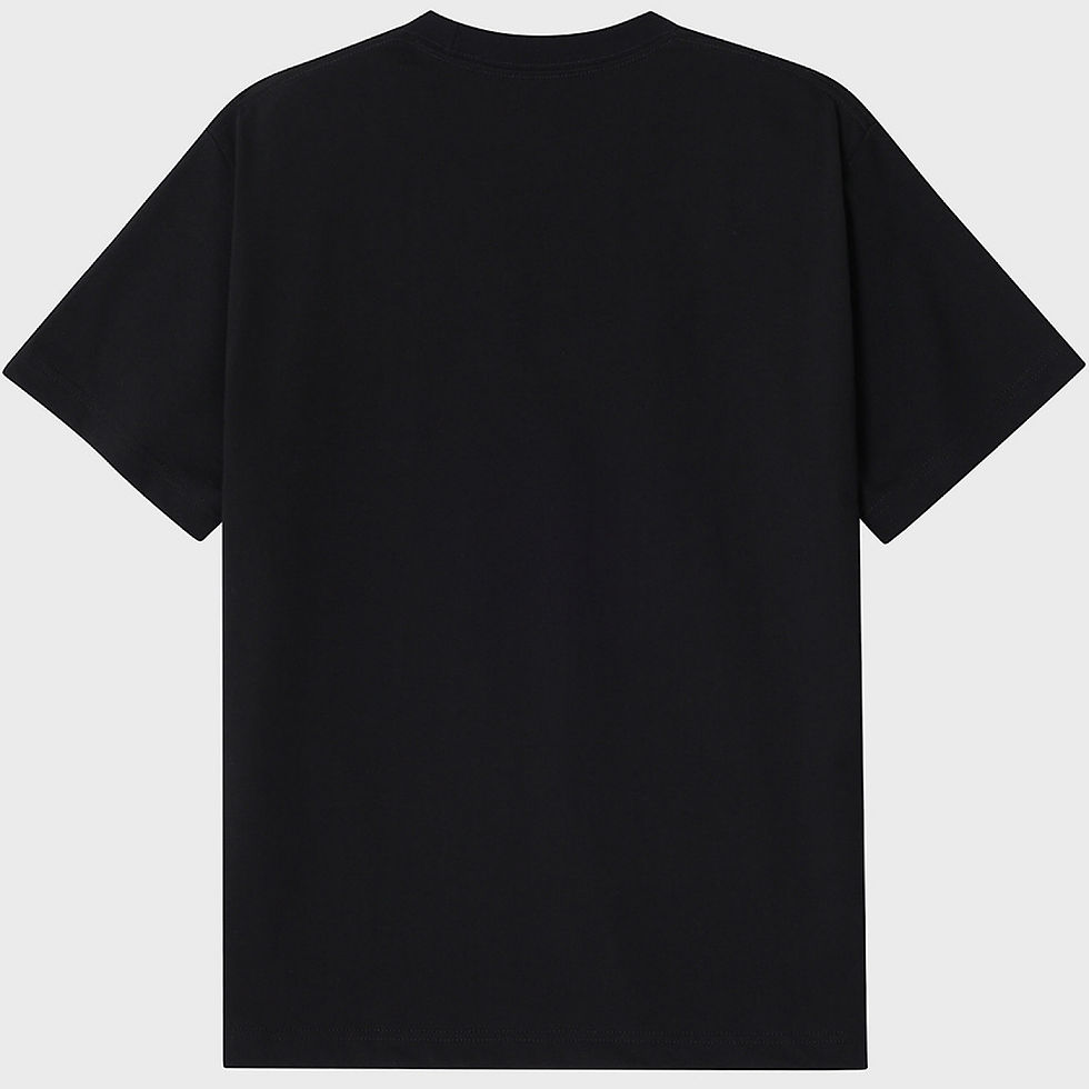 ภาพขนาดย่อ: CONCEPT COLLEGE Infinite college life crew neck Unisex Tee [Black]