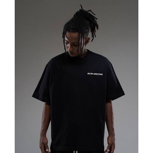 サムネイル： Velika™ | "Logo" Collection Oversize T-Shirt 2025 - BLACK