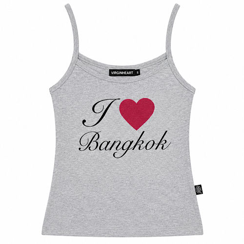 VGH I LOVE BANGKOK CAMI TOP - GREY