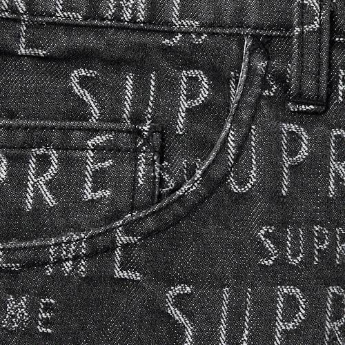 サムネイル： SUPREME WARP JACQUARD LOGOS DENIM PAINTER SHORT