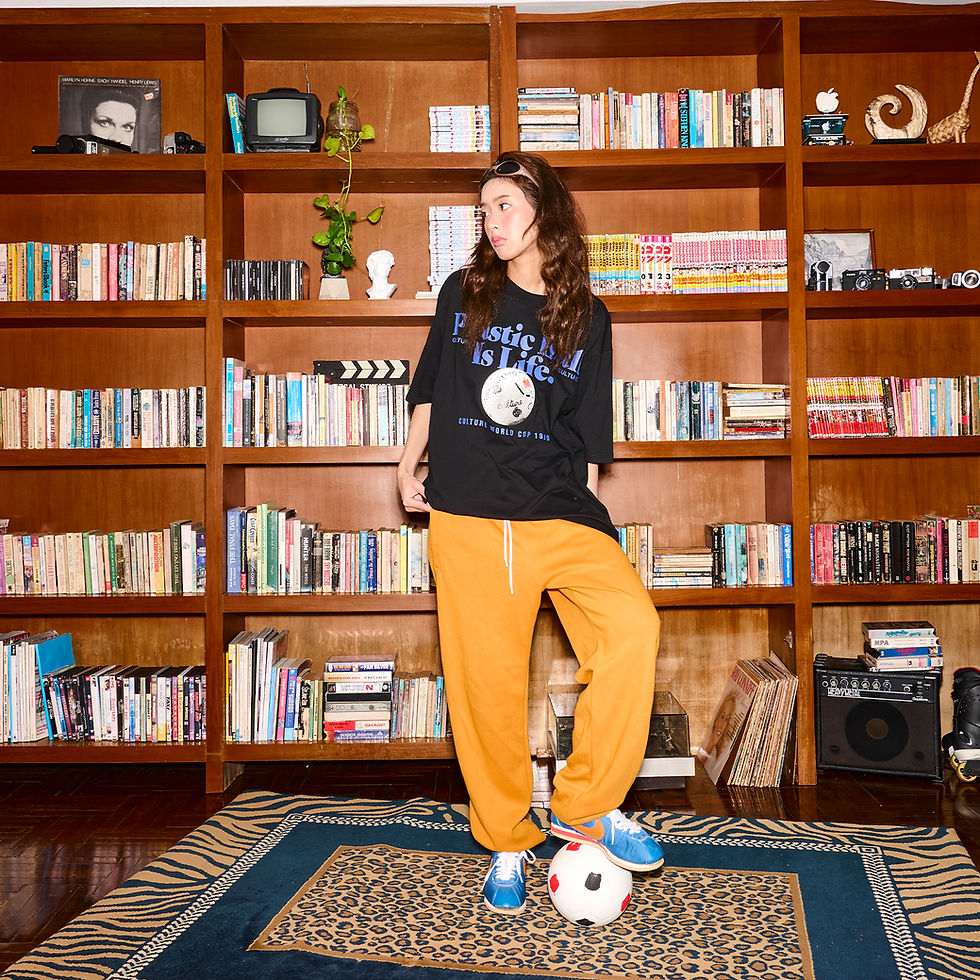 ภาพขนาดย่อ: Culture Plastic Ball Tee Royal