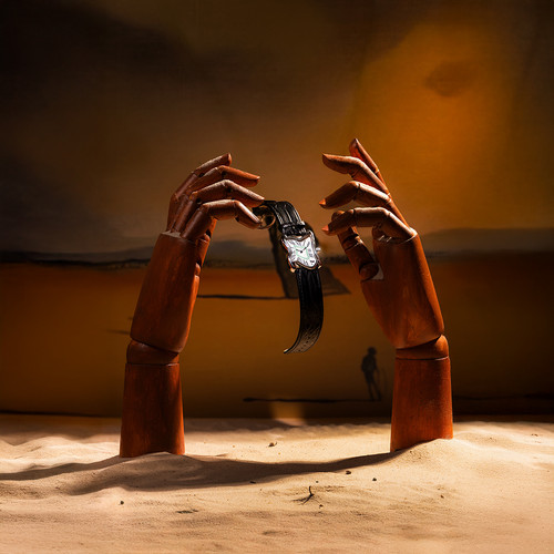 Laphont SQUARE MELTING WATCH シルバー ラージ Laphont SQUARE