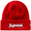 ภาพขนาดย่อ: Supreme New Era Box Logo Beanie (FW19) red