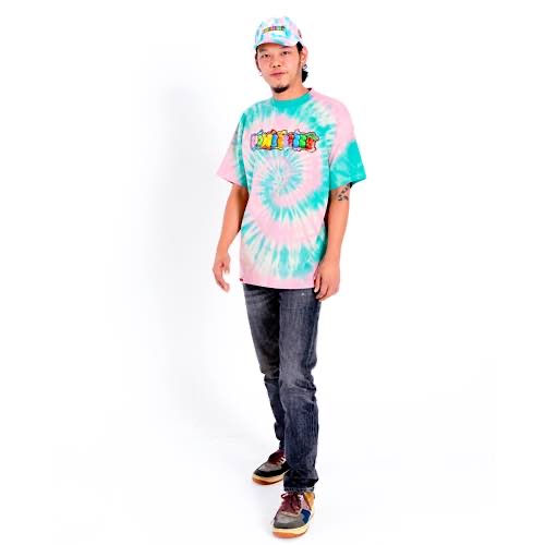 Thumbnail: POWERBERRY TIE-DYE TEE - RAINBOW POPSICLE