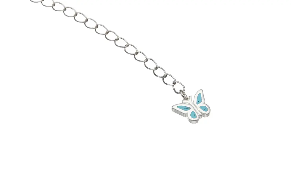サムネイル： STUGAZI TURQUOISE BUTTERFLY STAR ANGEL NECKLACE