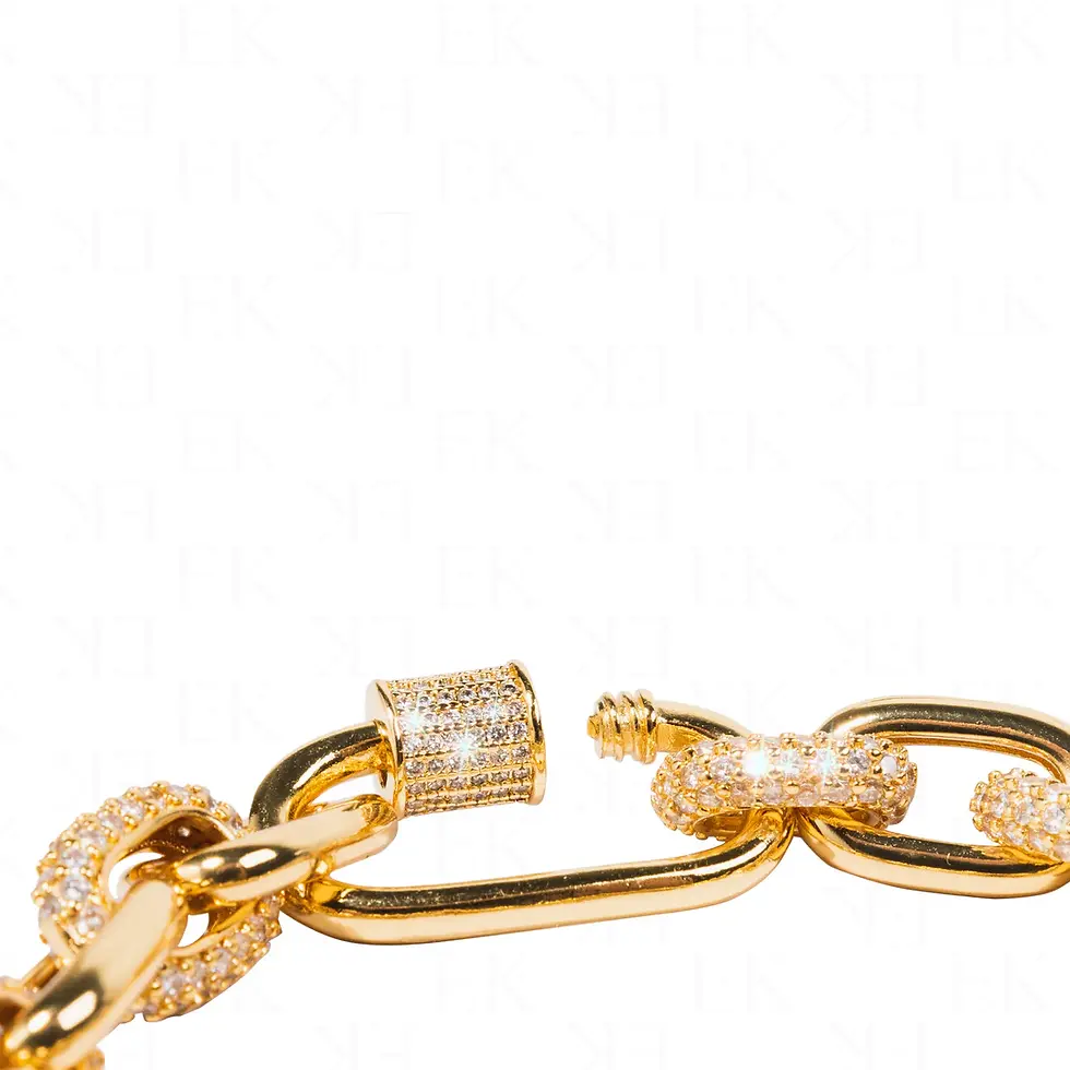 ภาพขนาดย่อ: EK MALAYSIA BINDING LINKS BRACELET GOLD (BCO11-G)