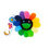 縮圖：MURAKAMI FLOWER PIN - RAINBOW & BLACK