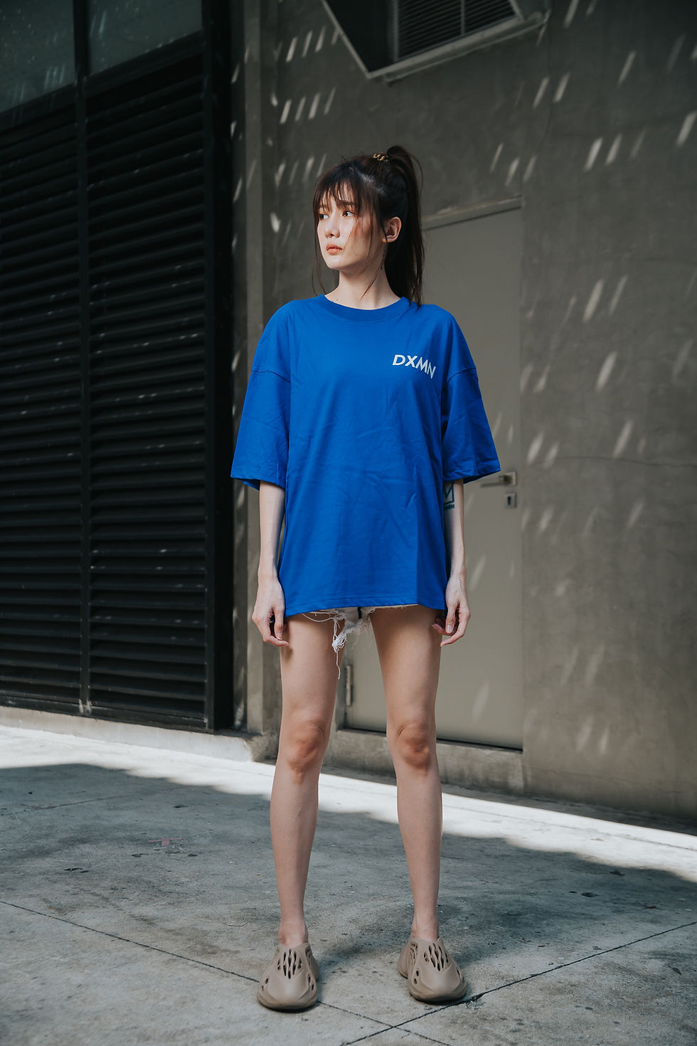 ภาพขนาดย่อ: DXMN Clothing "Double Logo" Oversized Tee