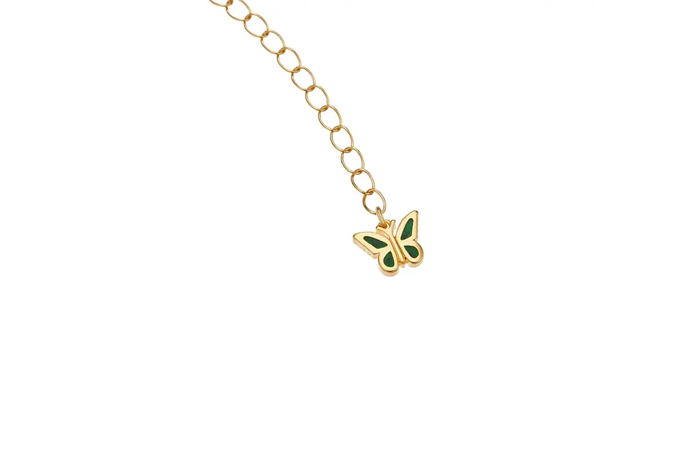 ภาพขนาดย่อ: STUGAZI GRACE STAR BUTTERFLY GOLD NECKLACE
