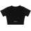 ภาพขนาดย่อ: VELIKA “Double V” Baby Crop Tee [Black]