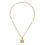 Thumbnail: STUGAZI SEASHELL CLIP BUTTERFLY GOLD NECKLACE