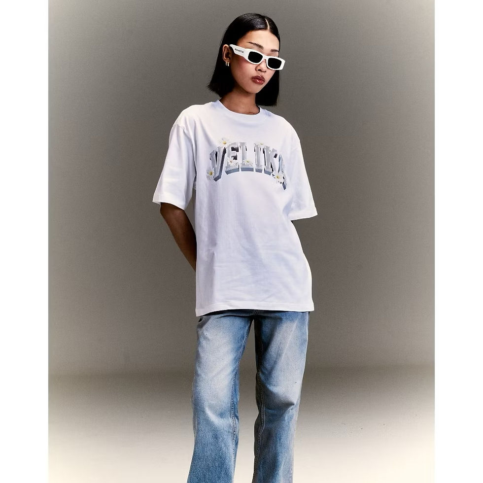 サムネイル： Velika™ | "Daisy" Oversize T-Shirt