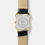 サムネイル： LAPHONT LAURENT WATCH LARGE GOLD CASE LEATHER BAND WHITE DIAL