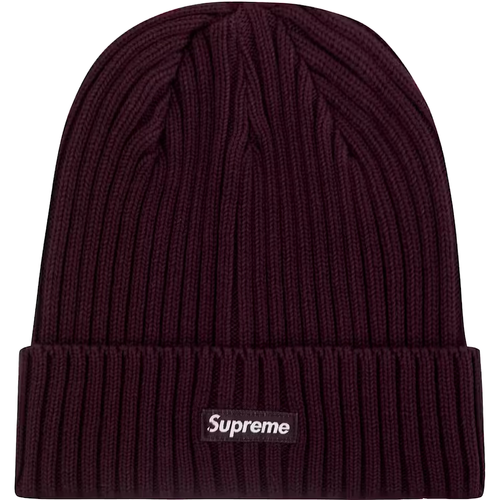 Supreme OverdyedBeanie eggplant ビーニーパープル Supreme シュプリーム SUPREME Overdyed Beanie ビーニー PURPLE