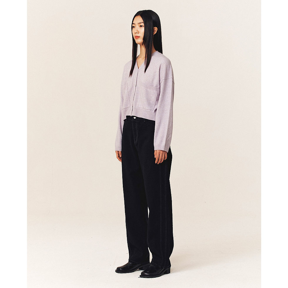 ภาพขนาดย่อ: MA JOURNEE RACCOON KNIT CARDIGAN_LILAC