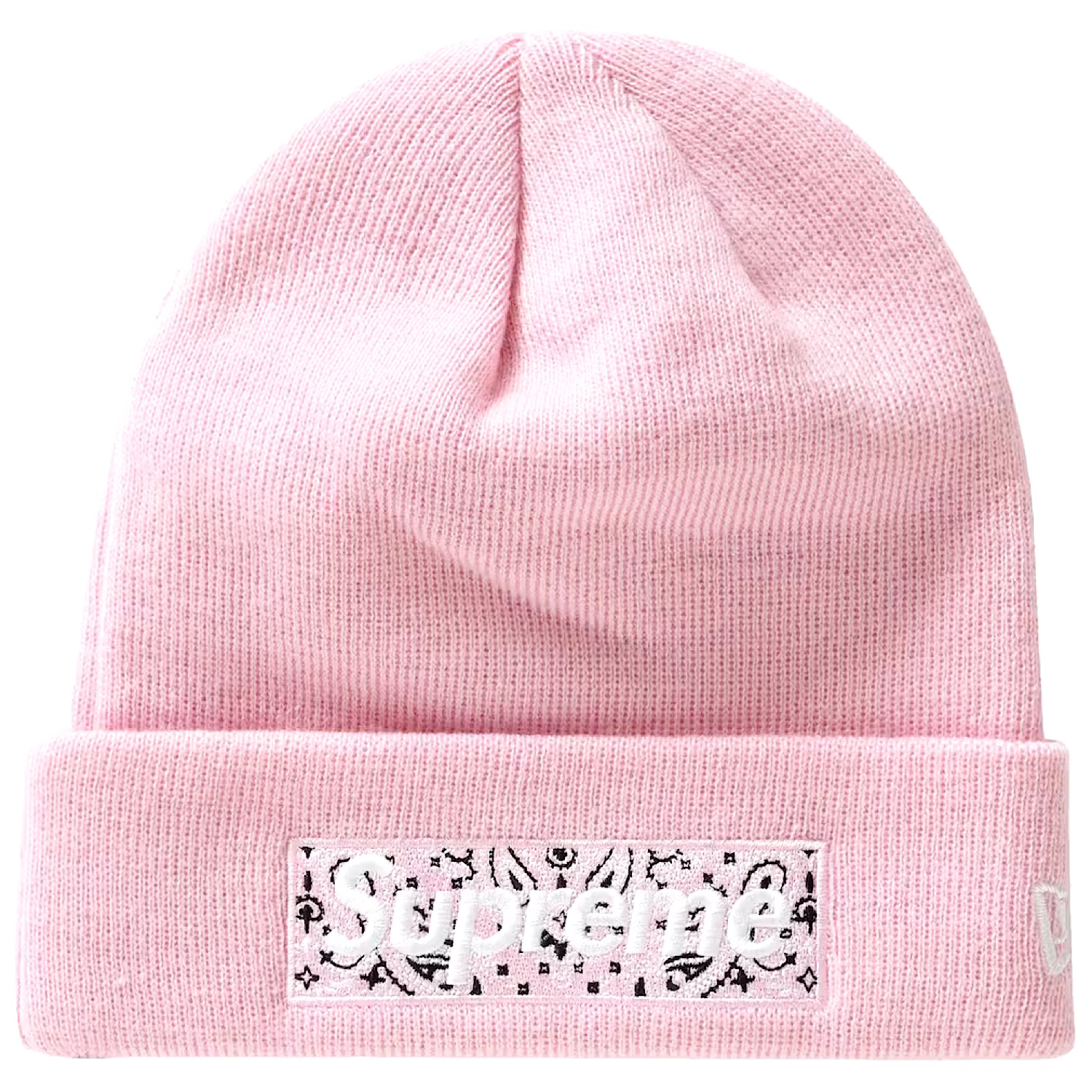 Supreme New Era Box Logo Beanie (FW19)Pink