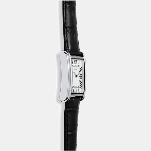 サムネイル： LAPHONT BLOC WATCH LARGE SILVER CASE WHITE DIAL