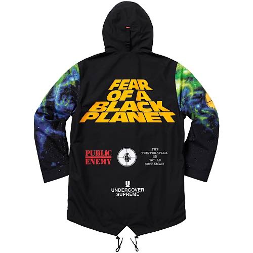 SUPREME®/UNDERCOVER/PUBLIC ENEMY TAPED SEAM PARKA