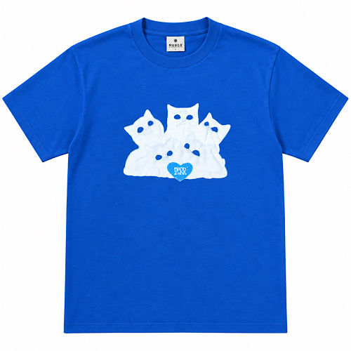 VGH X PURR WHITE CAT TEE