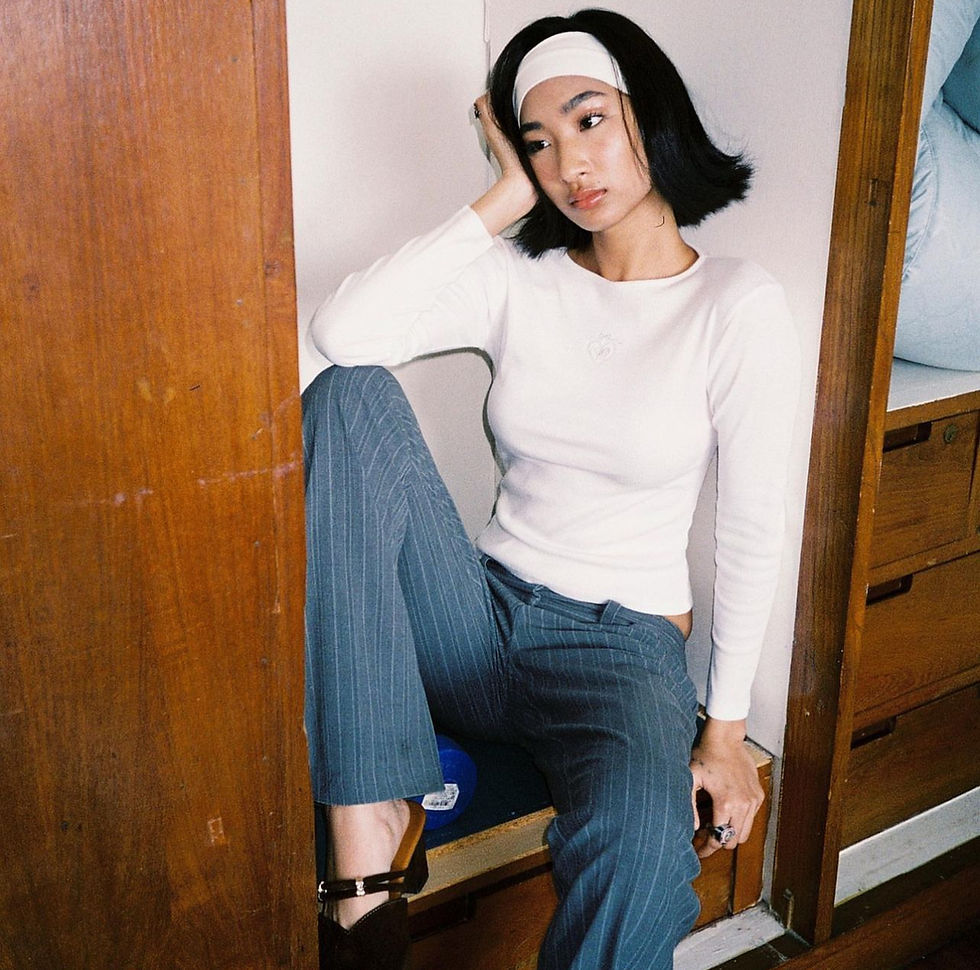 Thumbnail: MOLLY SILVER HEART L/S TEE