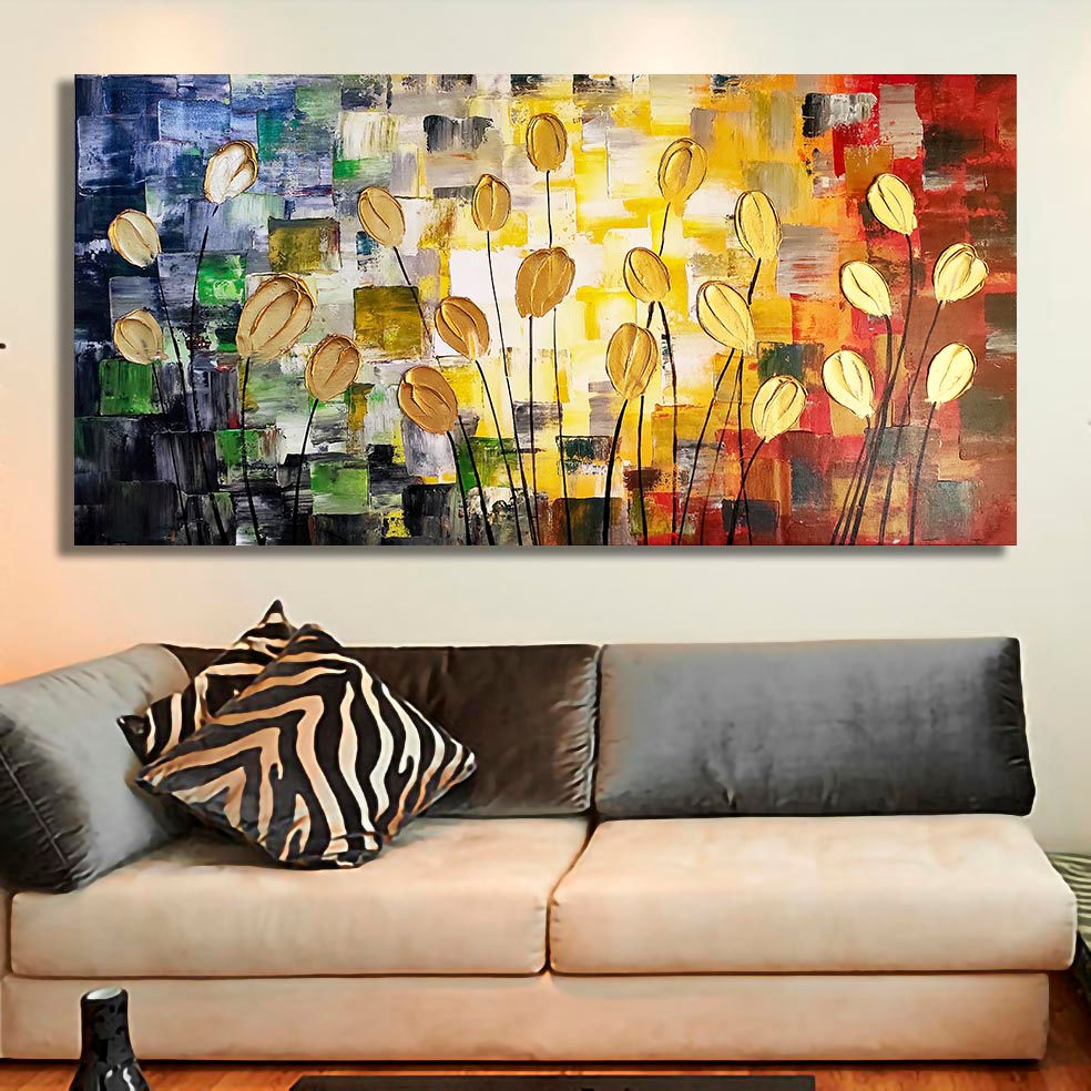 PAM #012 GOLDEN FLOWERS