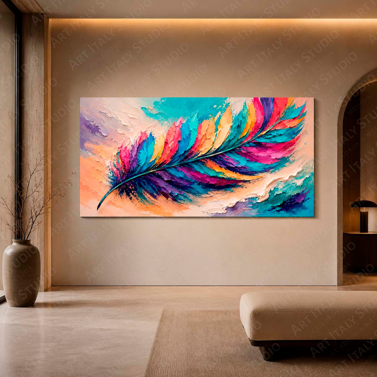 #198 PLUMA DE COLORES
