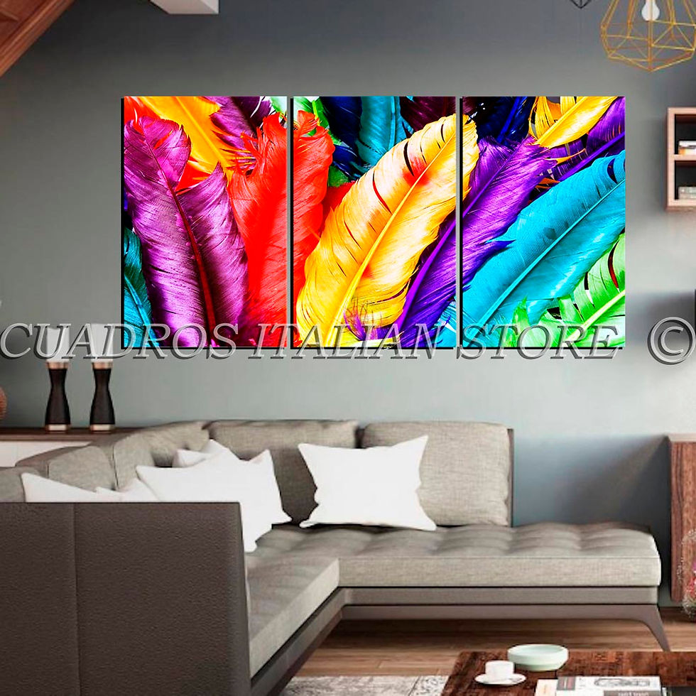 PIUME COLORATE 3 PZAS