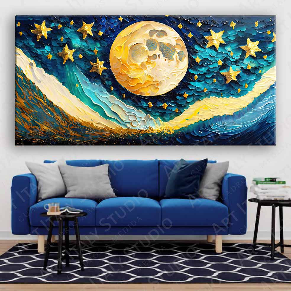 LUNA LLENA SEGÚN VAN GOGH