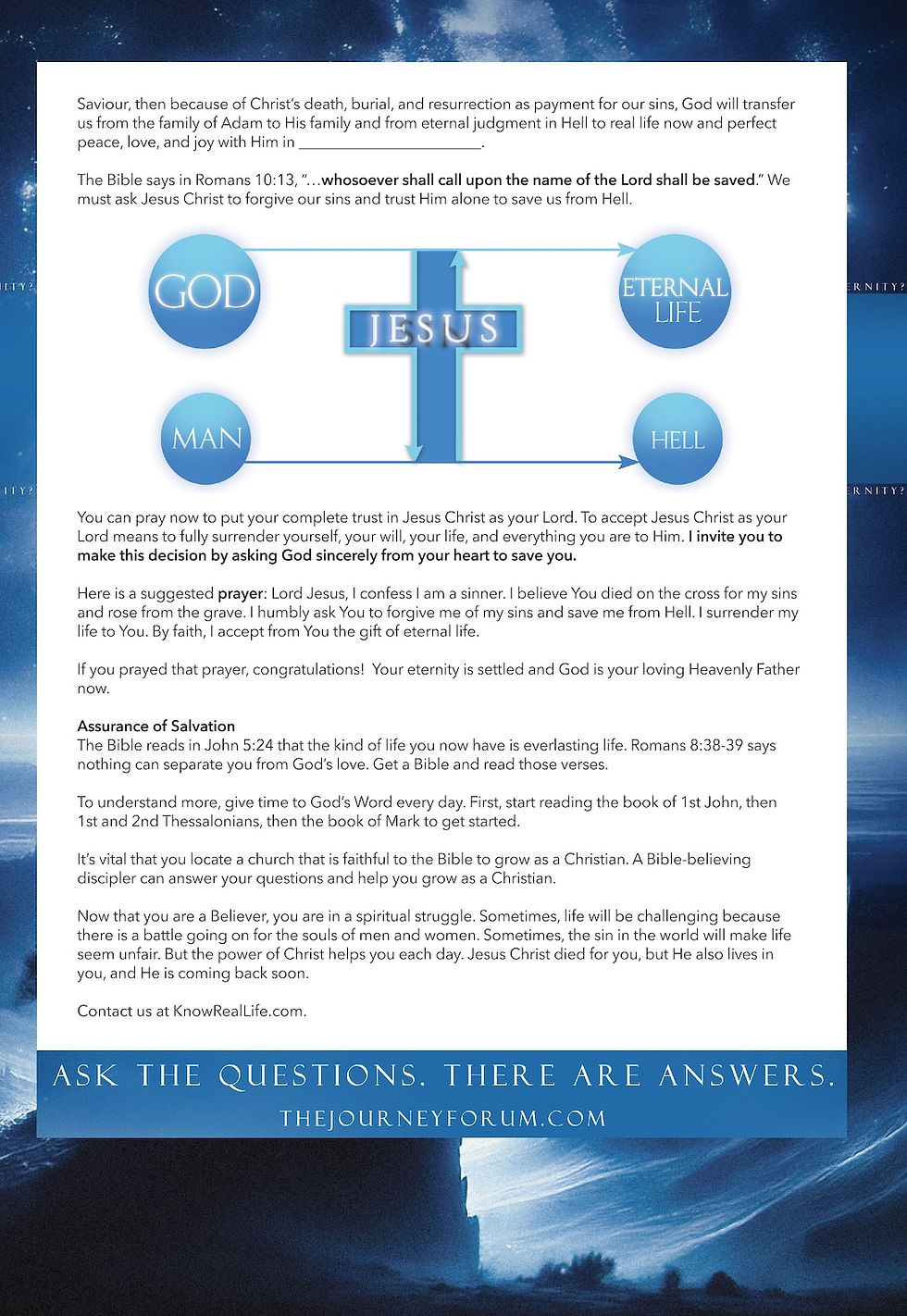 Thumbnail: Eternity? Soulwinning Tool - Bundle of 10 - Free Shipping