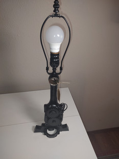 Diesel Oil Pump Lamp-black with shade adapter