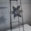 Thumbnail: Garden Art -Potted Plant Stand=closeup of metal art