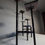 Thumbnail: Bottom view of walnut three tier plant stands