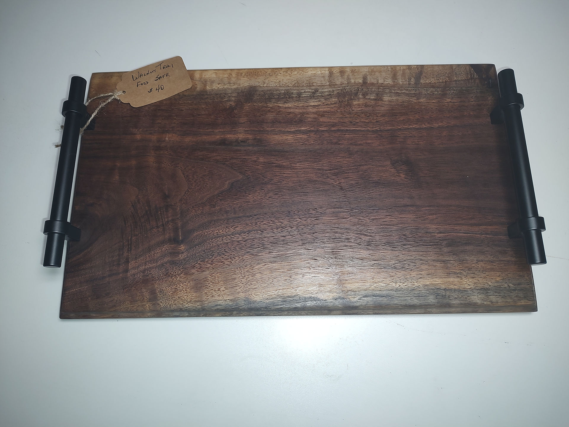 Walnut Charcuterie Board # 2 with Roman Ogee routered edge
