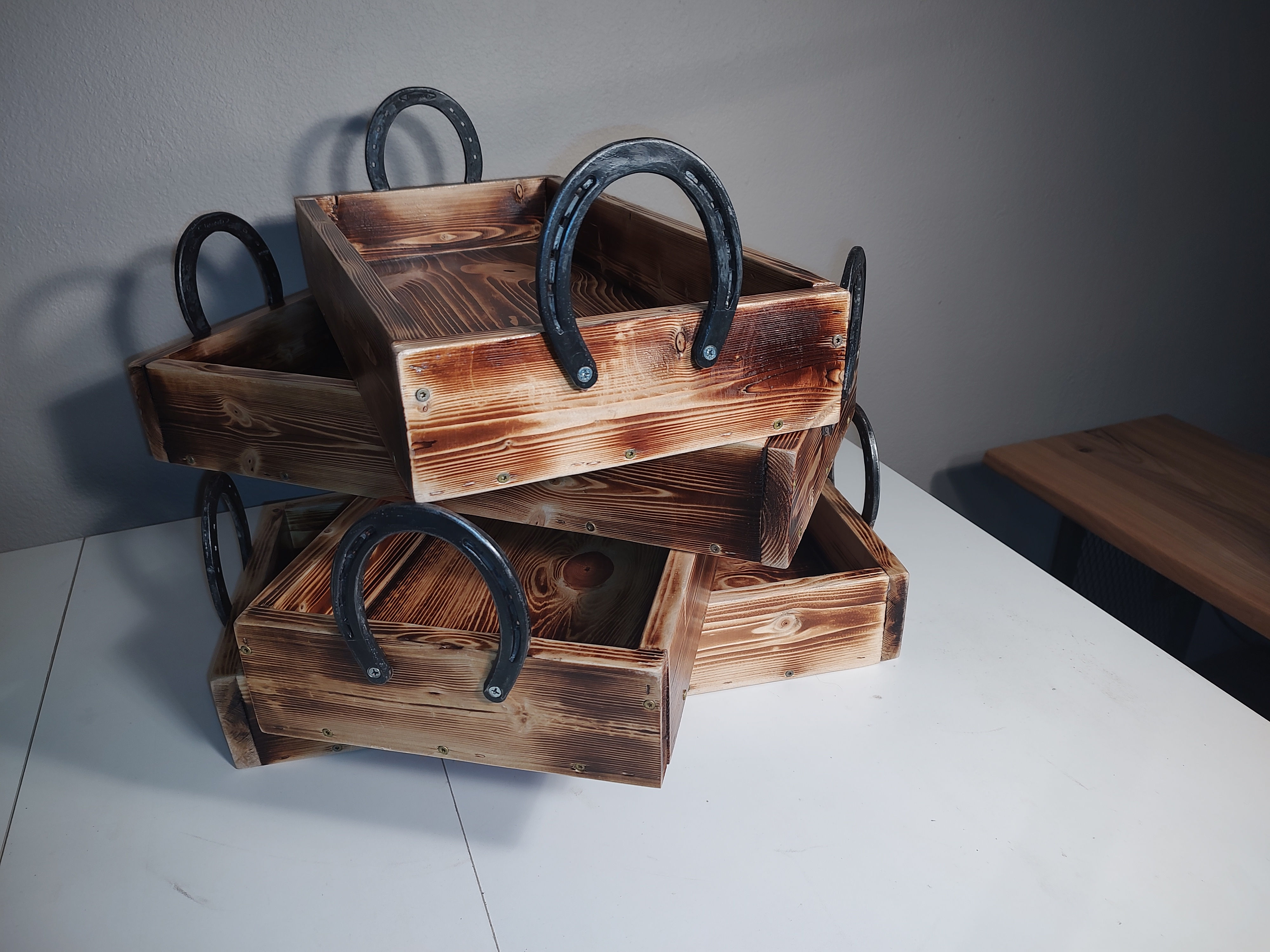 View of stacked Gardening Trays