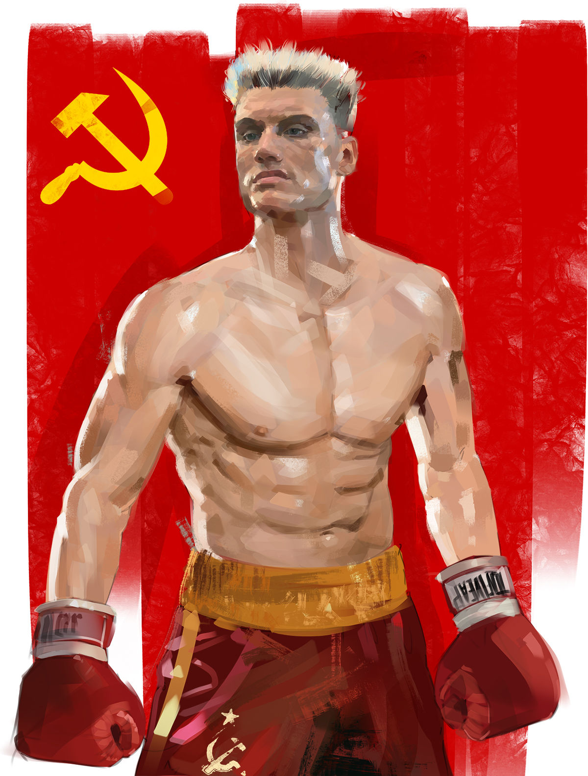 Ivan Drago / I must break you (A2 Printed)
