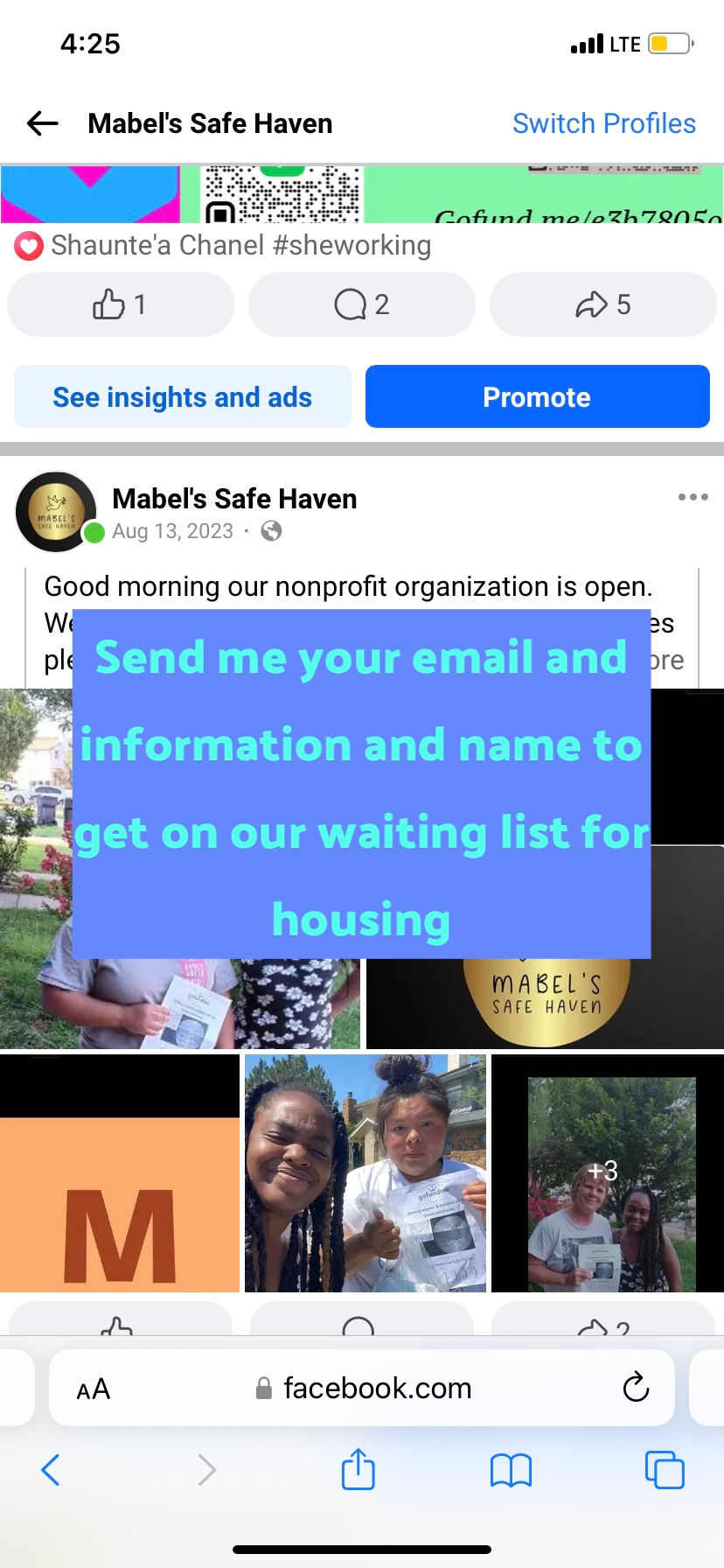 We are now excepting applications to help women and children in men in familys that’s homeless