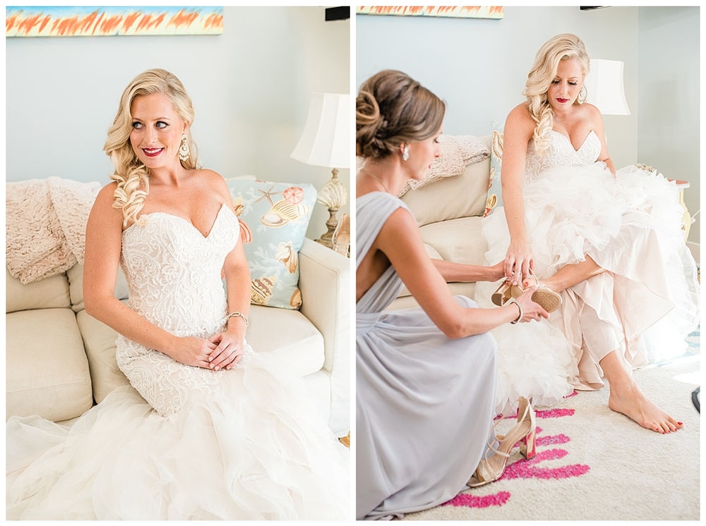 Rebecca + Michael Pine Knoll Shores, NC Private