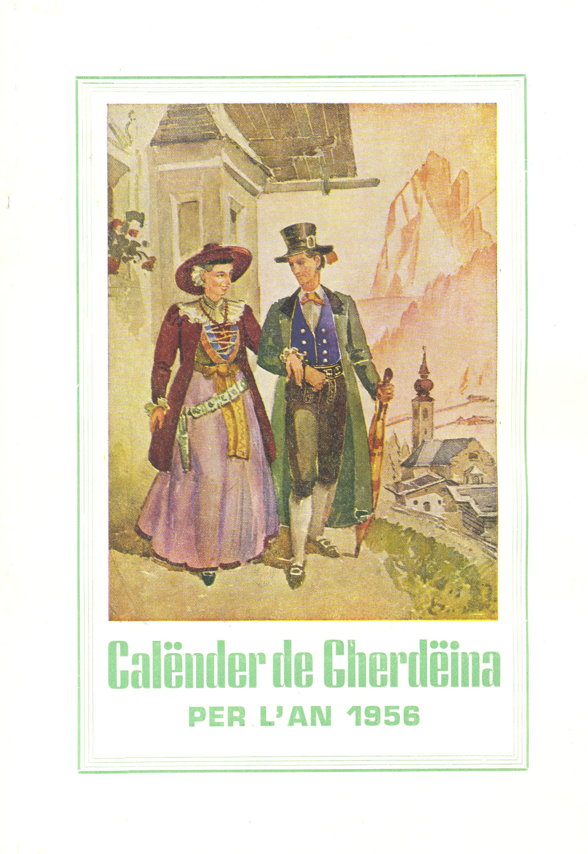 Calënder de Gherdëina 1956