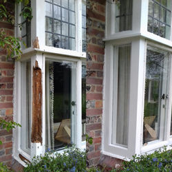 Repaired bay window