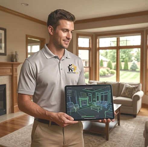 HomeFront365tabletdisplay of home health report