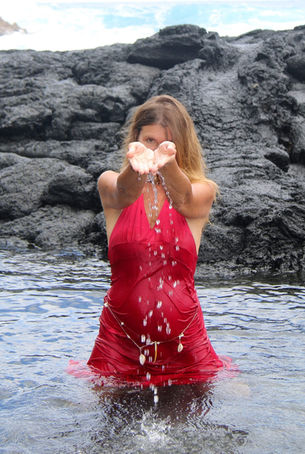 On Point: The Red Dress On The Red Road Lehua of LavaZoneOne