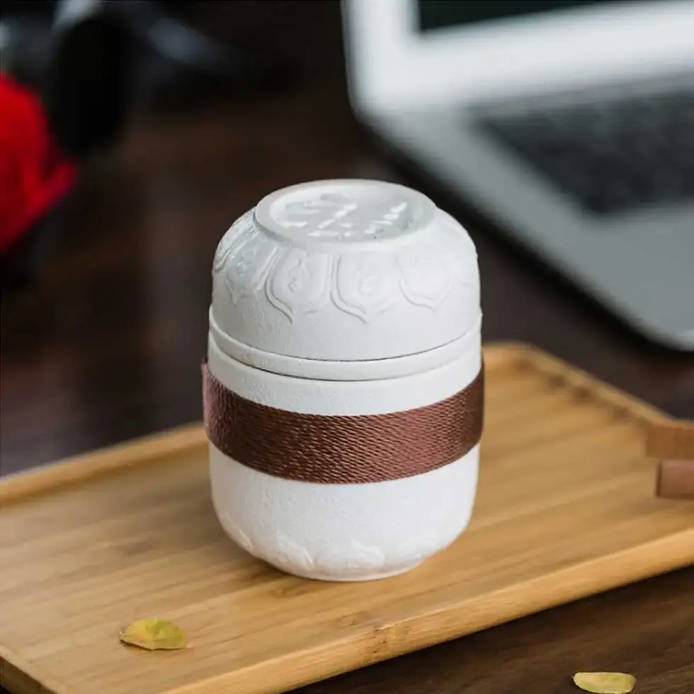 Thumbnail: Customize Chinese Kung Fu Tea Set Ceramic Portable Teapot Teacup