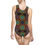 Thumbnail: LaLuz Vibrant Kaleidoscope Women's One-Piece Swimsuit, Beachwear