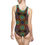 Thumbnail: LaLuz Vibrant Kaleidoscope Women's One-Piece Swimsuit, Beachwear