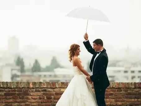 Hochzeit im Regen? Warum das trotzdem wunderschön sein kann
