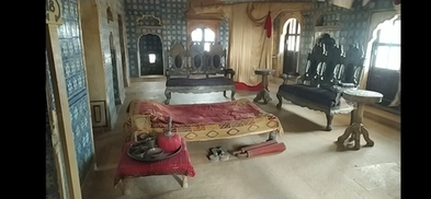 The room where the maharaja used to live