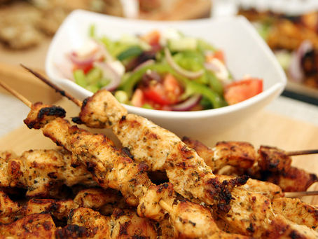 Chicken Souvlaki by The Greedy Fox