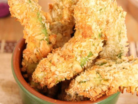 Baked Avocado Wedges by The Greedy Fox