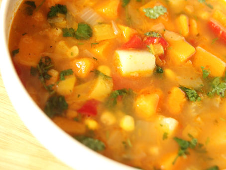 Mexican Veg Soup by The Greedy Fox